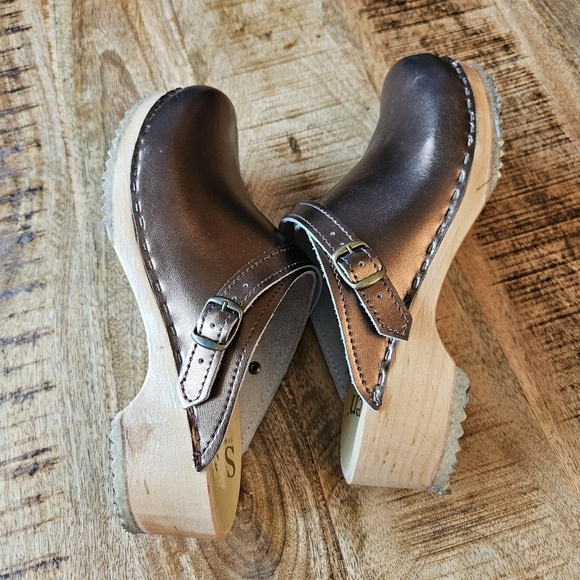 Sven Original bronze clogs Size 41 US 10 Made in USA - Picture 8 of 10